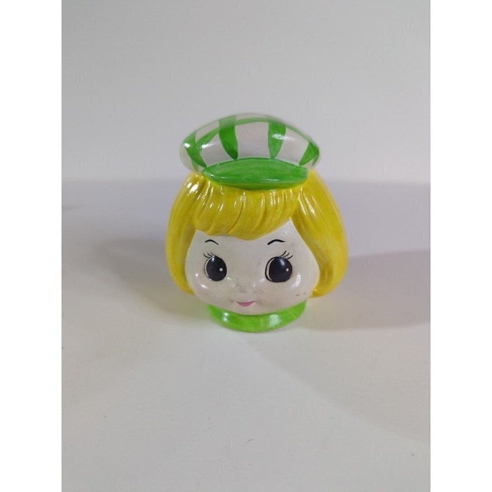 Vintage 60 style child's head piggy bank